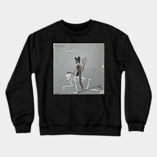 Basquiat Riding with Death Tribute Crewneck Sweatshirt